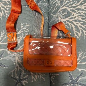 Orange See Thru Steve Madden Crossbody Bag